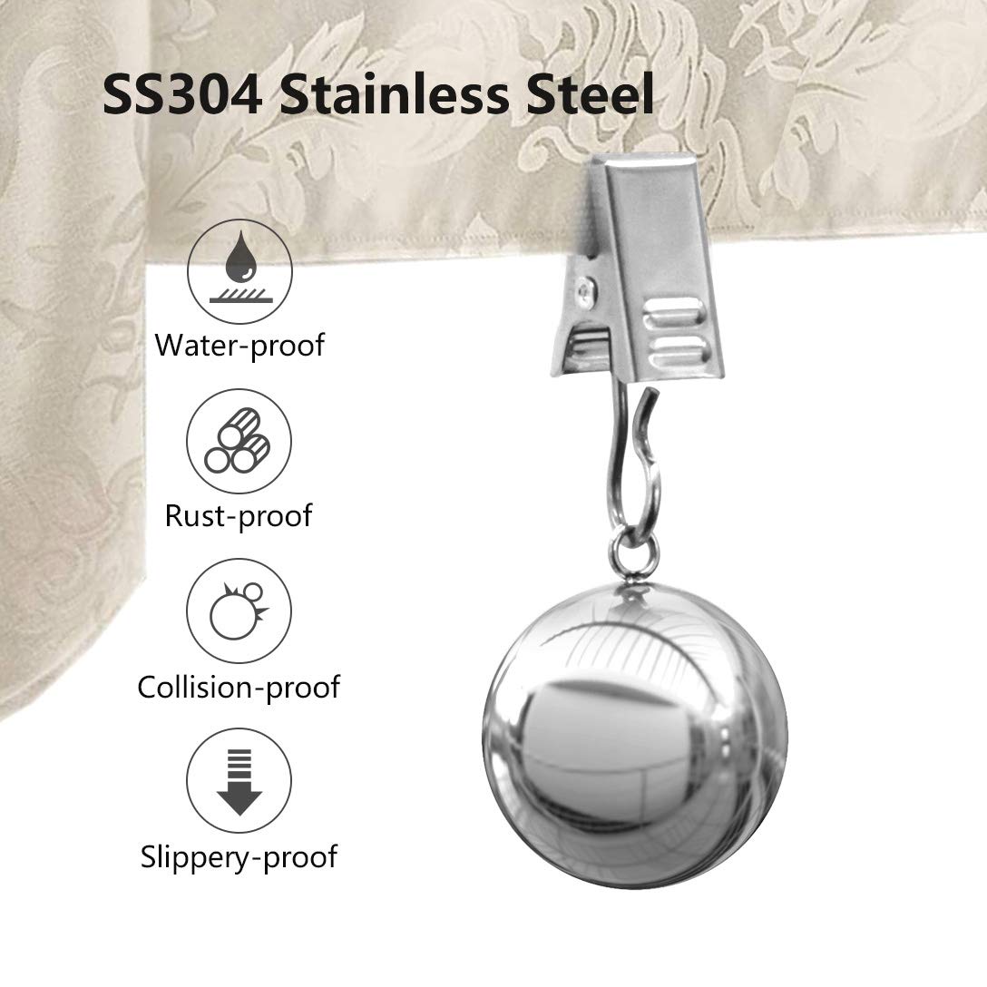 NAISI tablecloth weights stainless steel—rust-resistant and durable