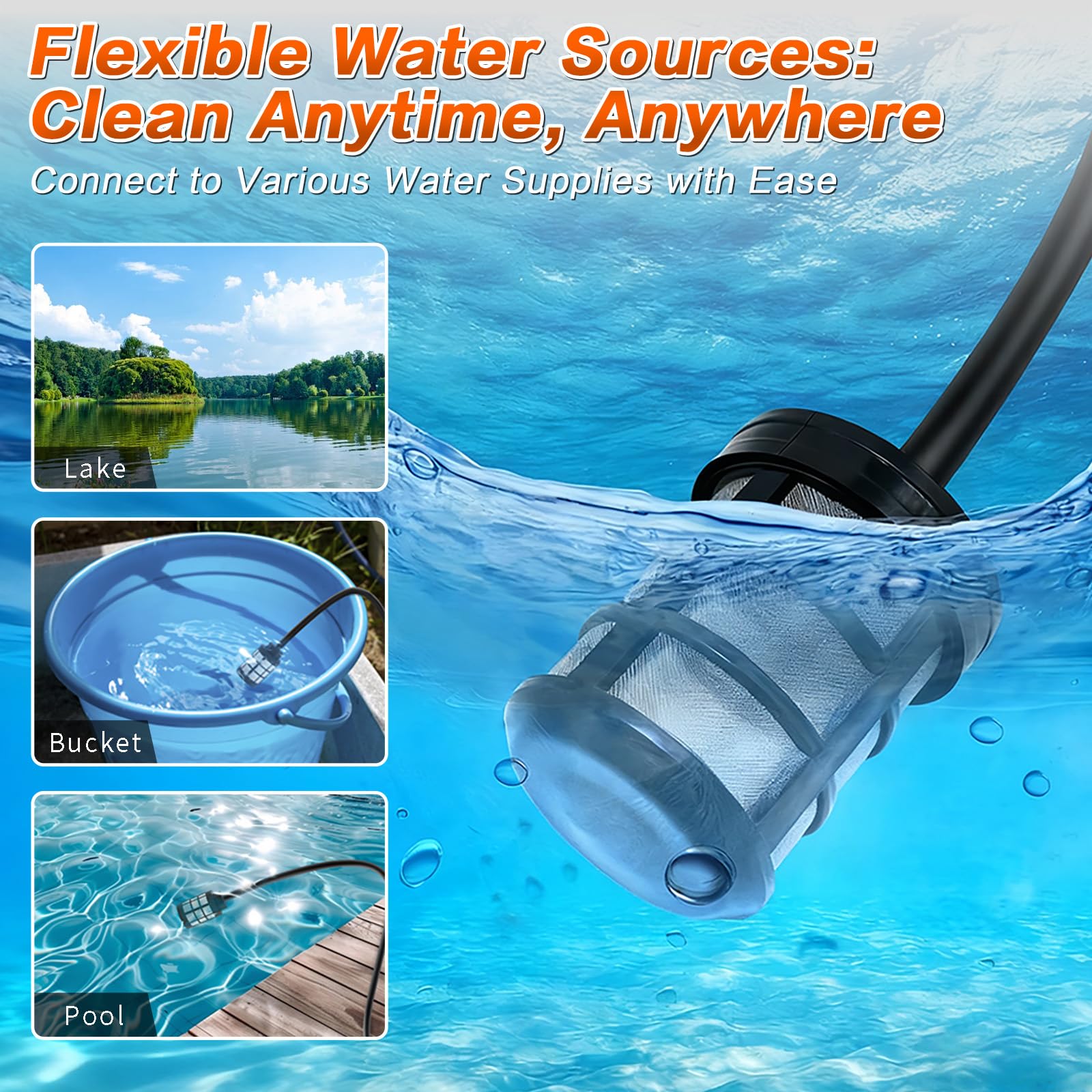 German-engineered brushless motor delivers efficient cleaning with longer life.