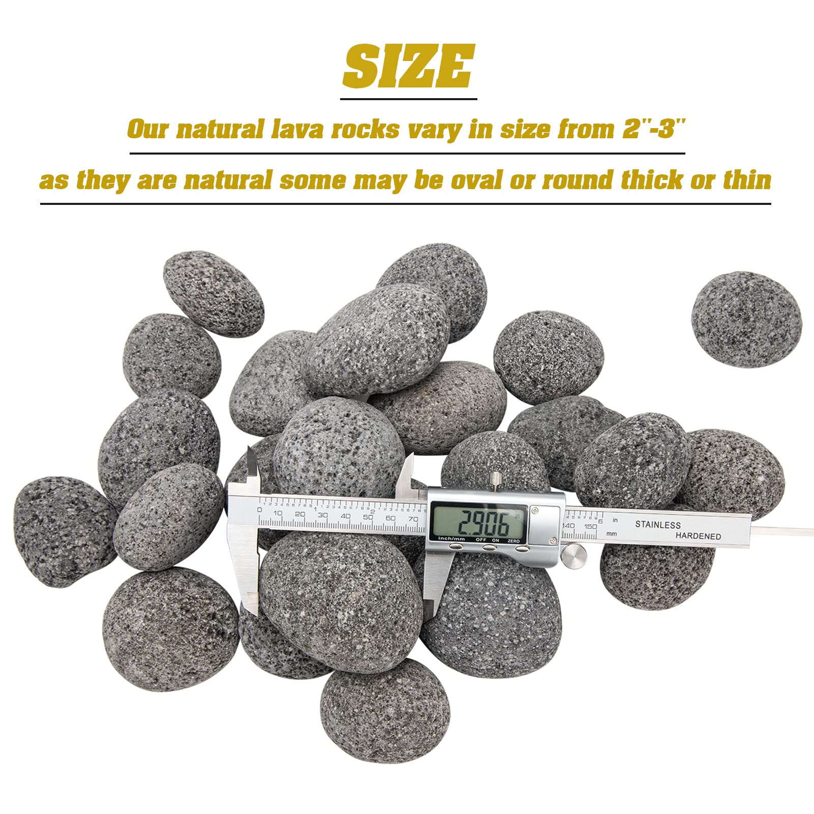 NAKAAOSIK lava rocks suitable for aquariums and garden mulch with moisture retention