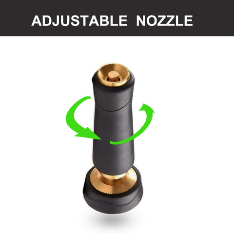 Nakcase nozzle features a rubber grip for comfortable one-handed use.