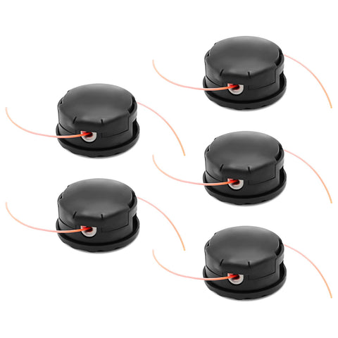 Nakkaa 5-piece trimmer head pack for quick replacement and compatibility with common heads