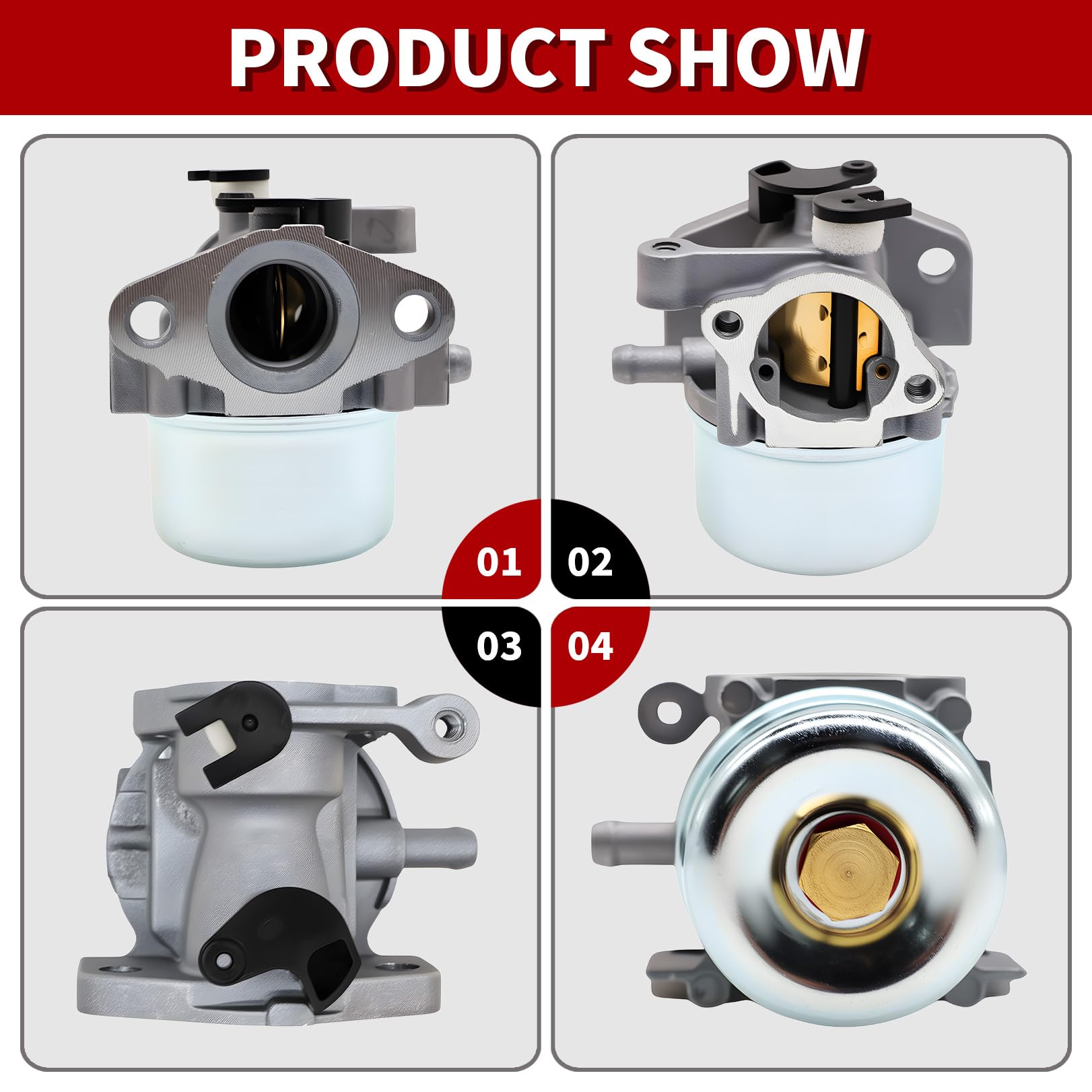 Nakkaa carburetor close up of internal components illustrating durable construction