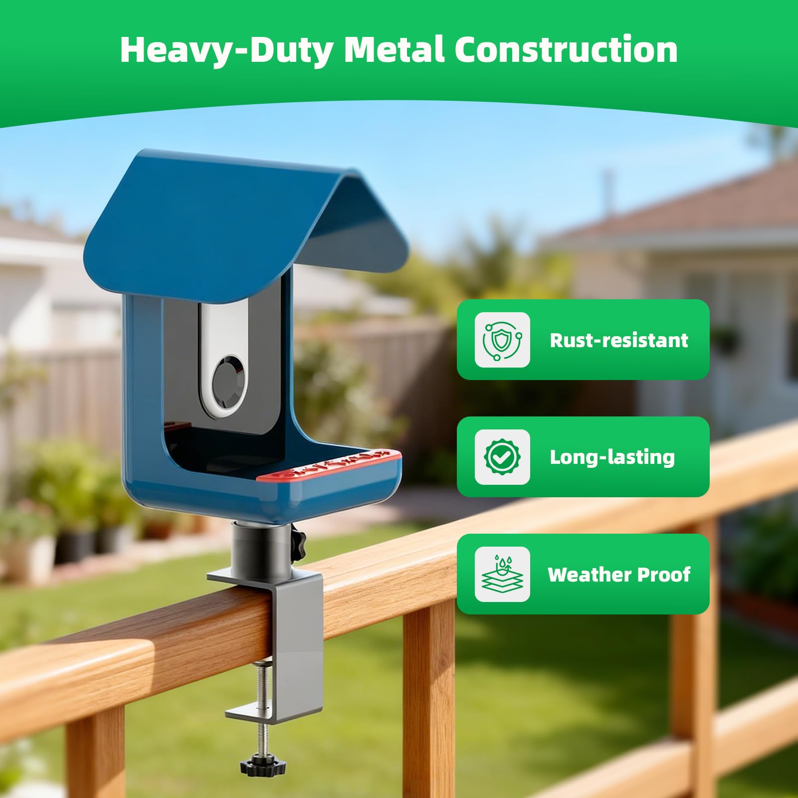 Nakucholy drill-free installation enables quick, renter-friendly setup without tools.