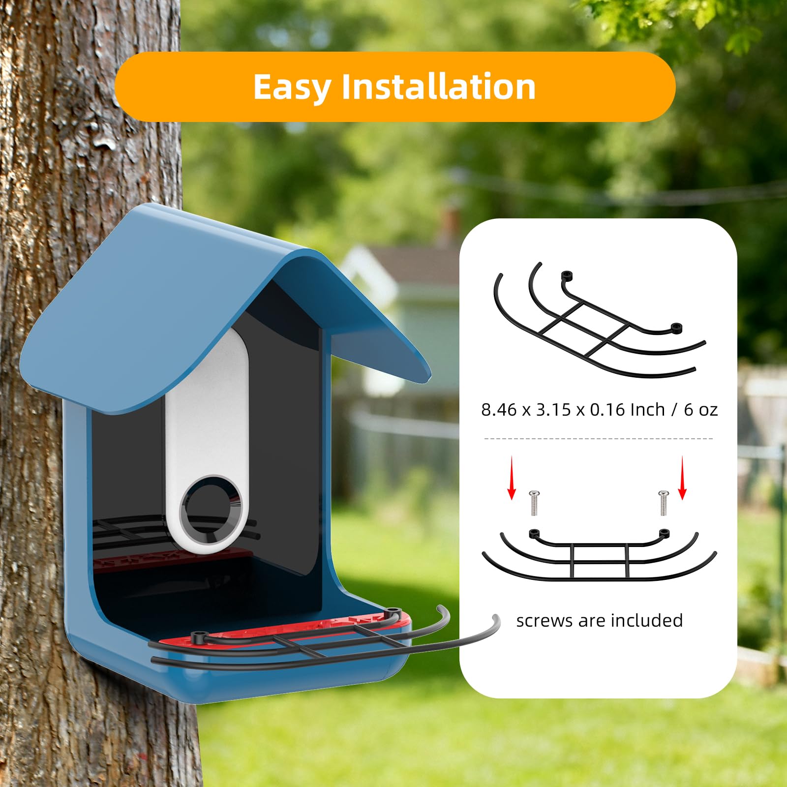 Nakucholy perch extender integrates with Bird Buddy add-ons for seamless setup.