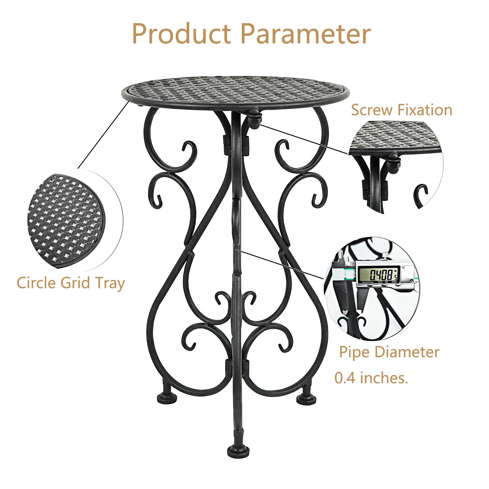 NAKUPE metal plant stand indoor setup blends with modern living spaces