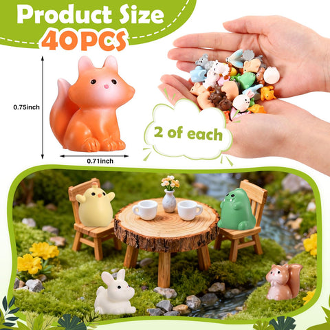 Naler mini resin capybara for tabletop layouts and party decor