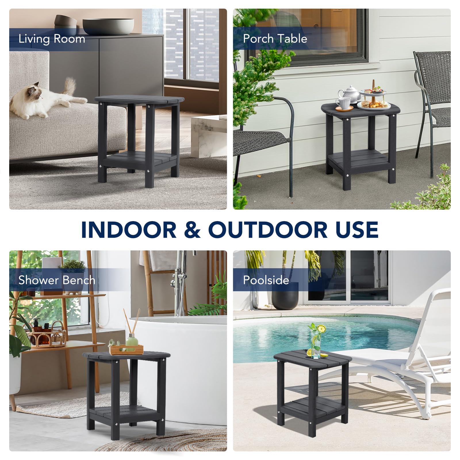 nalone 365-day warranty end table for outdoor use