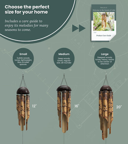 Nalulu reinforced bamboo provides durable, soothing melodies in breezy spaces