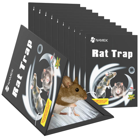 NAMEK extra wide rat trap in tunnel design for broader indoor pest coverage.