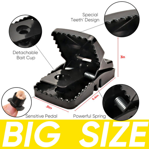NAMEK rat-trap-trigger-area highlighting larger, more sensitive clamp for faster catches.