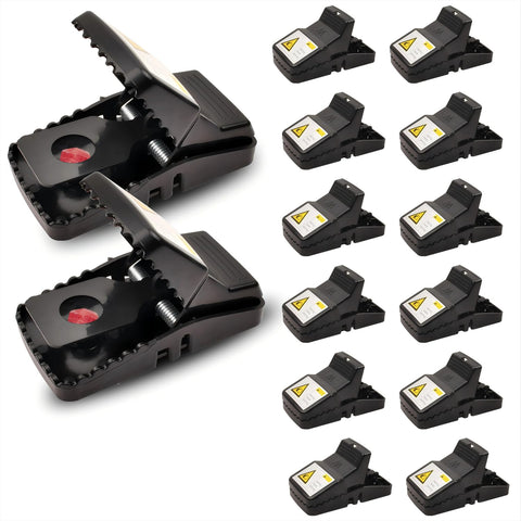 NAMEK Rat Trap 12-pack ready for rapid indoor and outdoor use.