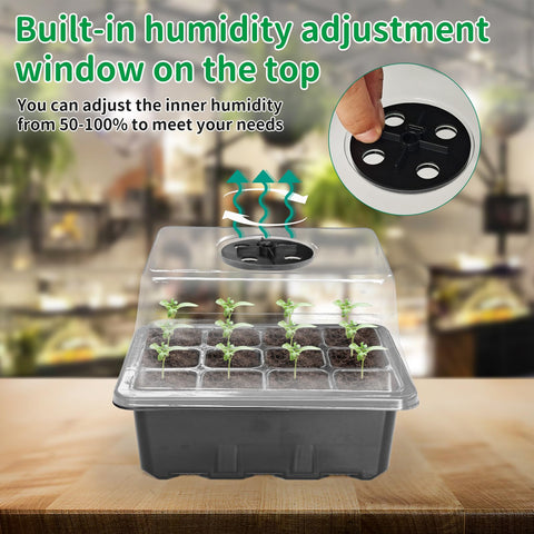NAMOTEK-base-tray provides stable support for germination setup and organization.