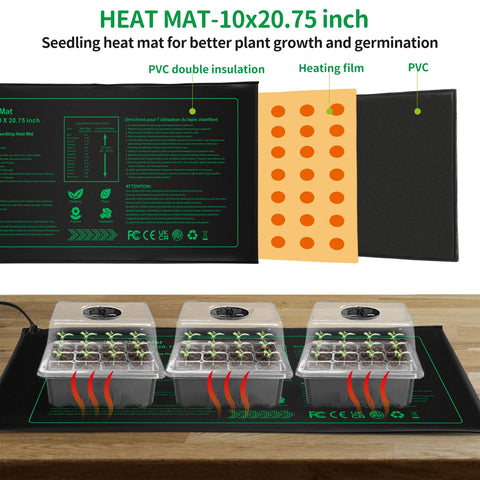 NAMOTEK full-spectrum grow-light enhances indoor plant growth and overall health.