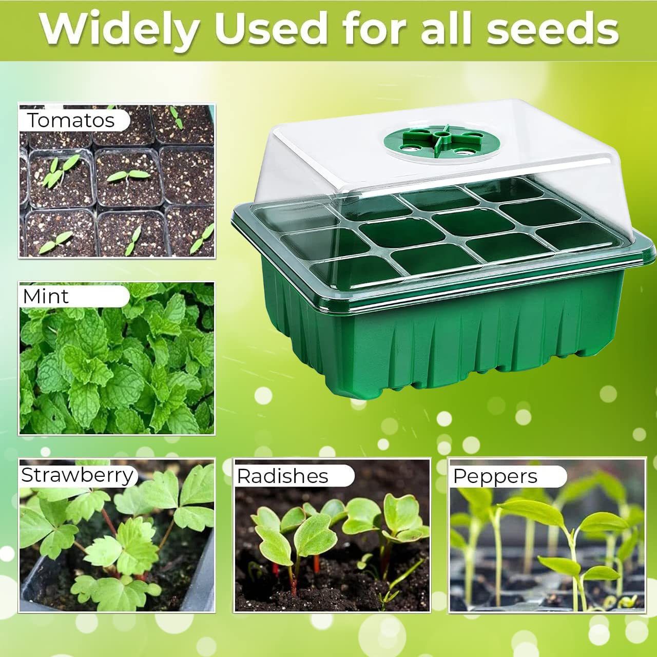 NAMOTEK plant labels help organize varieties during germination