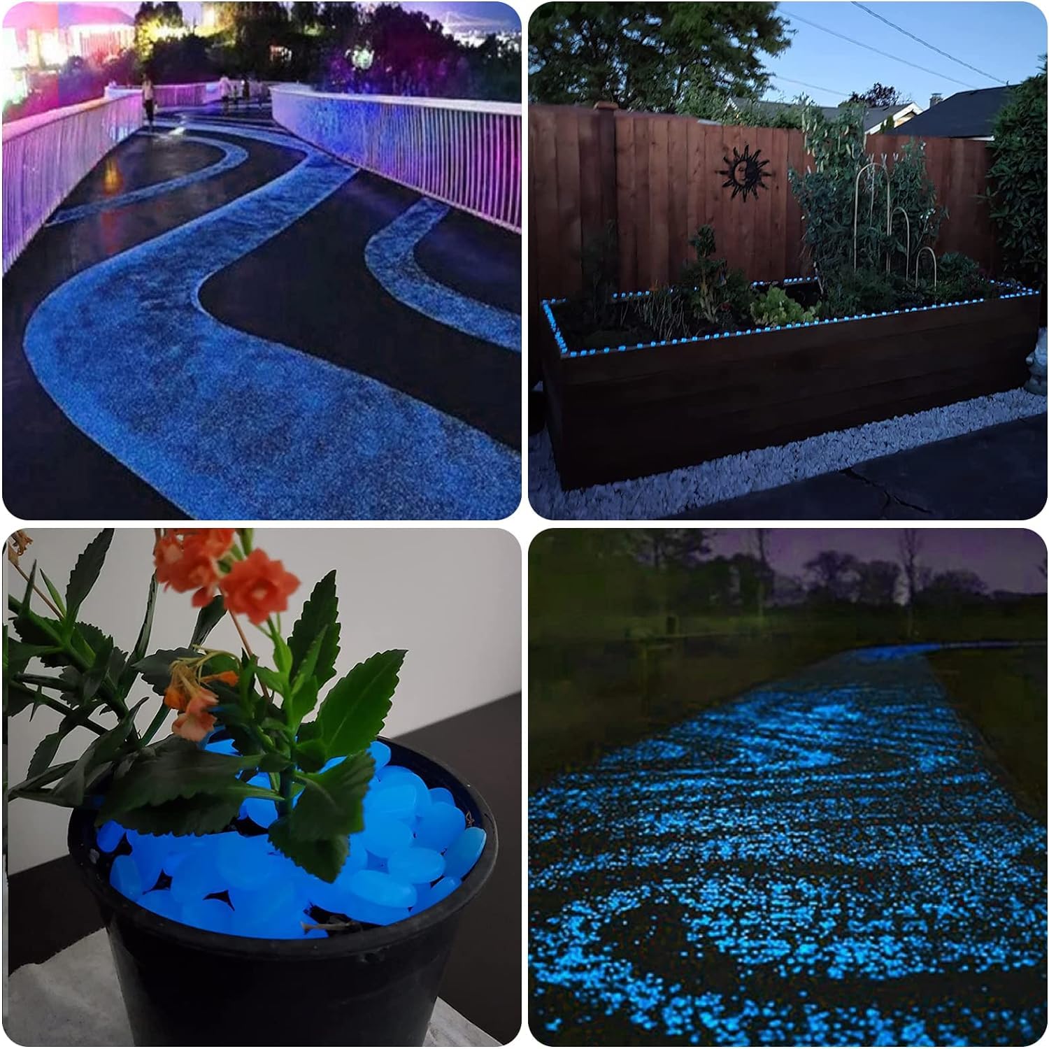 NAMTSO Glow in The Dark Rocks provide versatile landscape accents and night-time ambiance