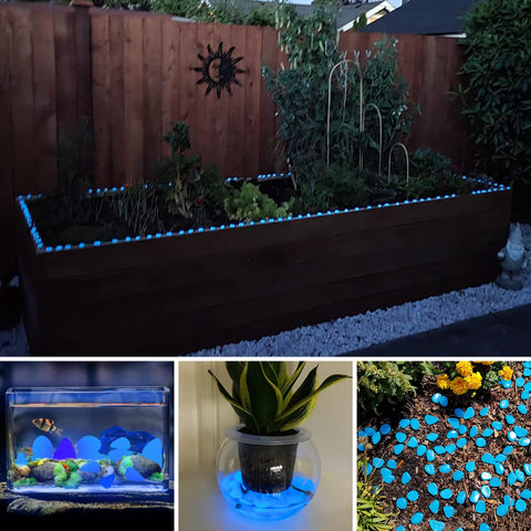 NAMTSO Glow in The Dark Rocks are lightweight and durable for outdoor use