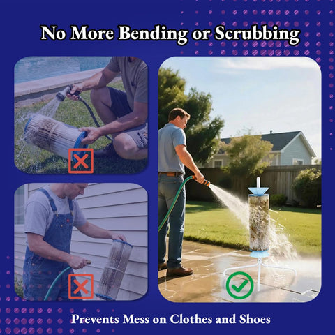 NANABIMIC stand speeds cleaning and saves maintenance time for pool care.
