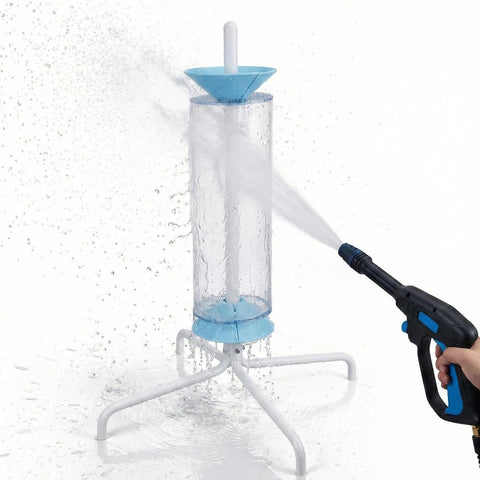 NANABIMIC pool filter cleaner stand fits 3–6 inch cartridges for efficient cleaning.