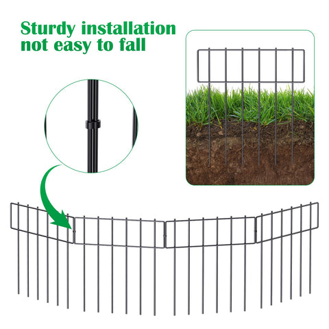 NANANARDOSO garden border fencing used to define lawn edges and flower beds.