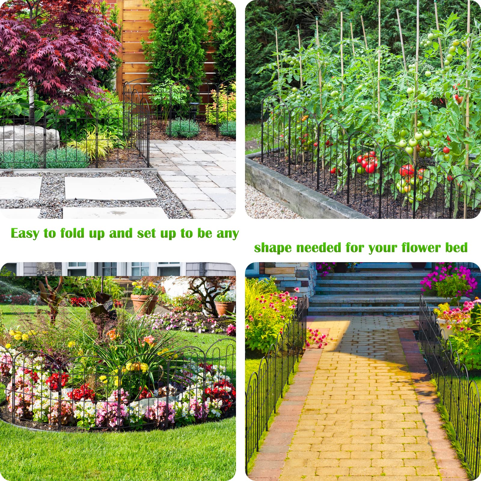NANANARDOSO multi-purpose fence suitable as garden border or animal barrier.