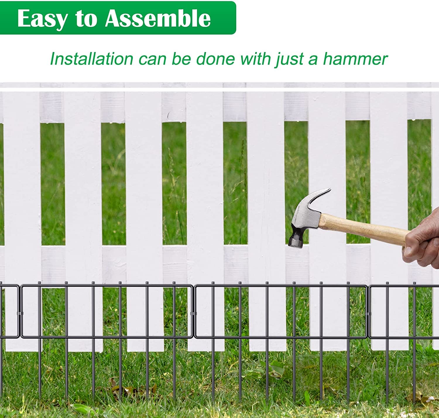 NANANARDOSO pet-safe fence panel suitable for backyard separation.