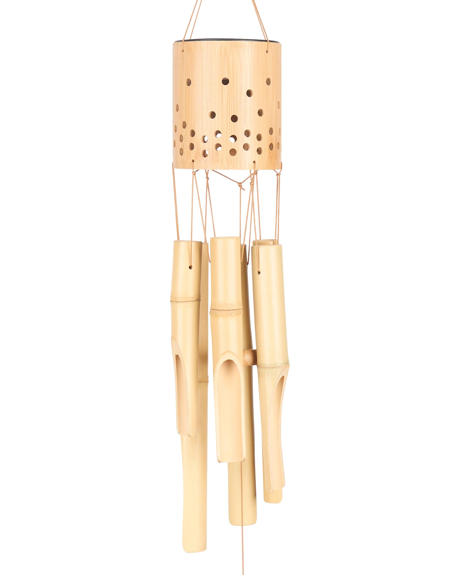 Nanatoc wind chimes six tubes close-up showing rich tones