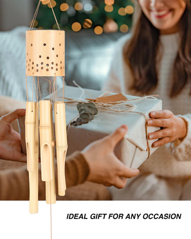 Nanatoc wind chimes with easy-hang S-hook for quick setup