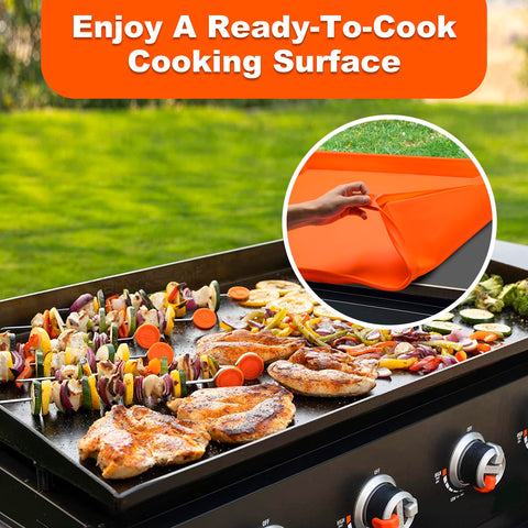 NancyL heat-resistant silicone withstands up to 400F for quick post-cook cleanup.