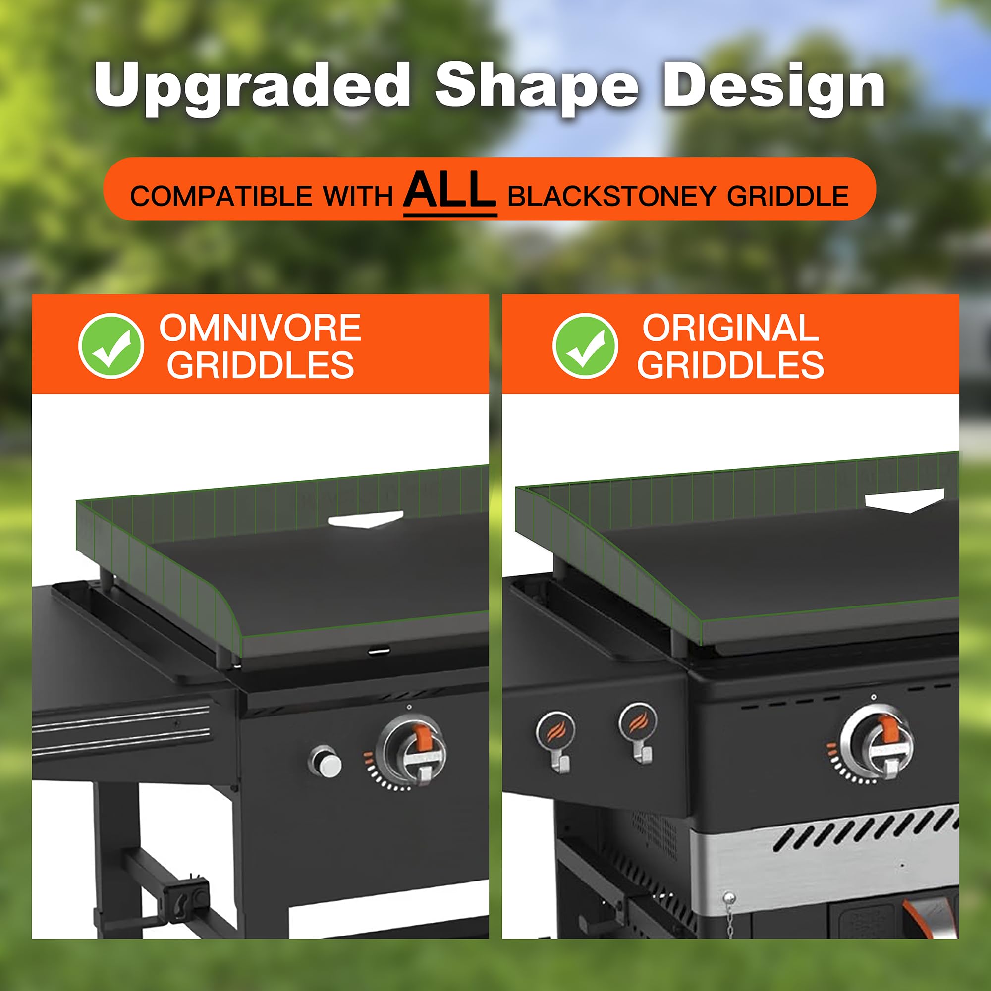 NancyL silicone griddle cover creates a moisture barrier to guard your surface