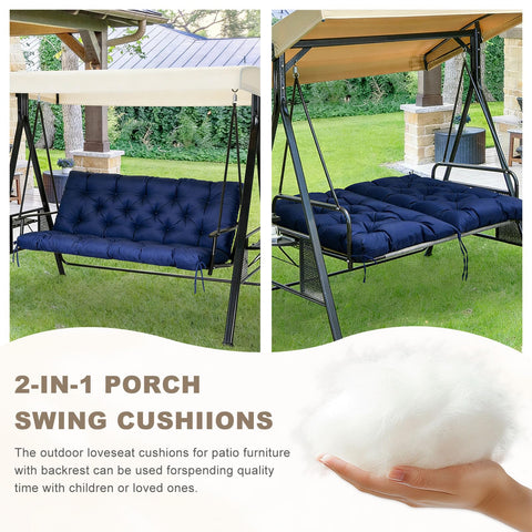 NANGELRN patio bench cushion cover refreshing outdoor furniture appearance.