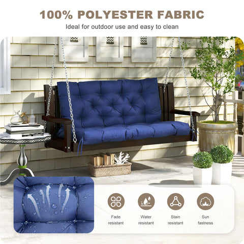 NANGELRN waterproof swing cushion 40x40 for durable outdoor use.