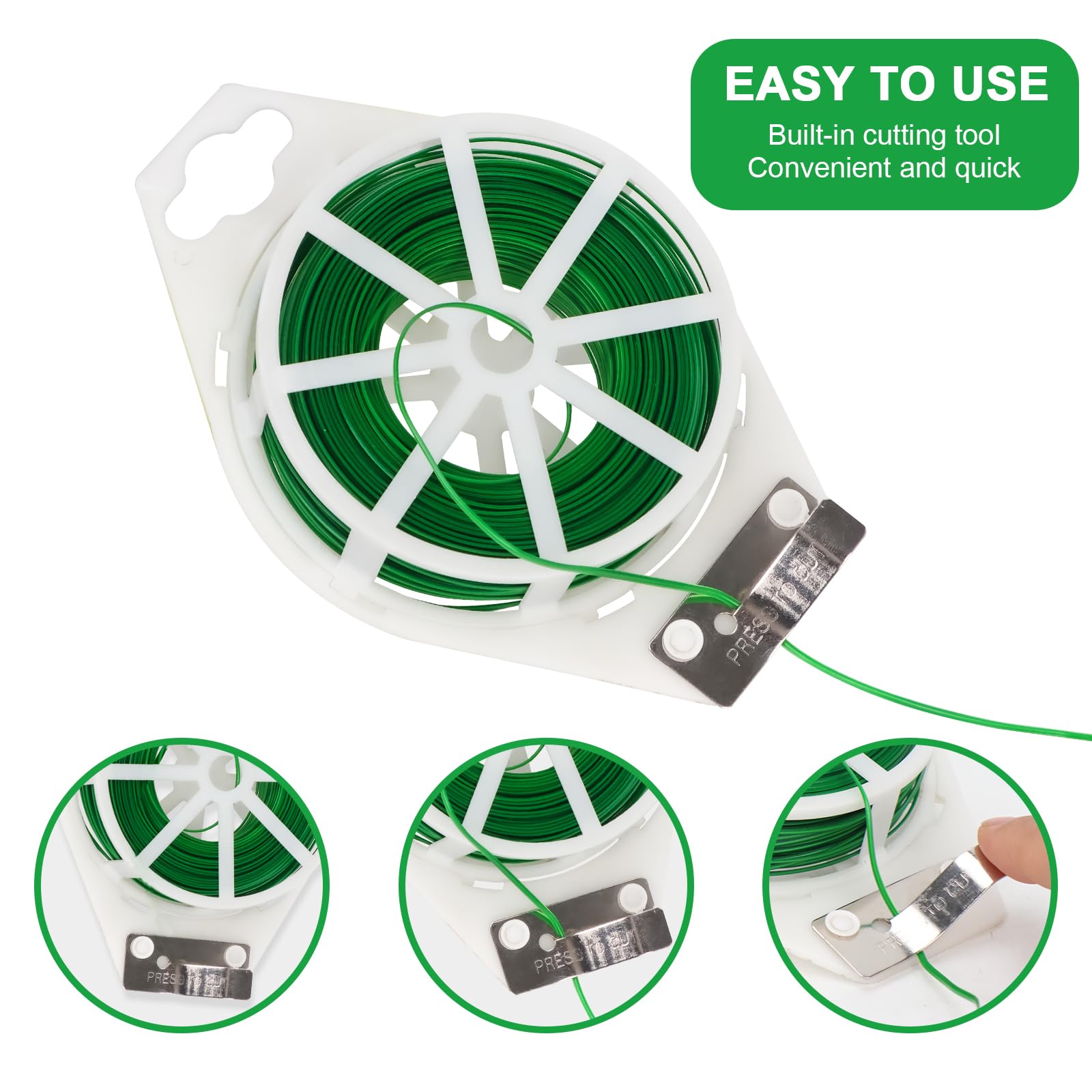 NanWantee office cable-management twist ties organize cords neatly.