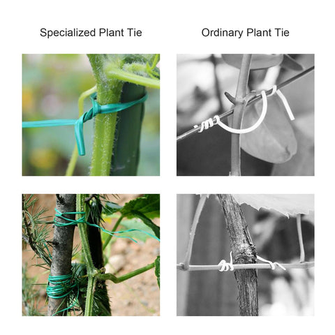 NanWantee garden ties with easy unwind spindle for tidy storage.