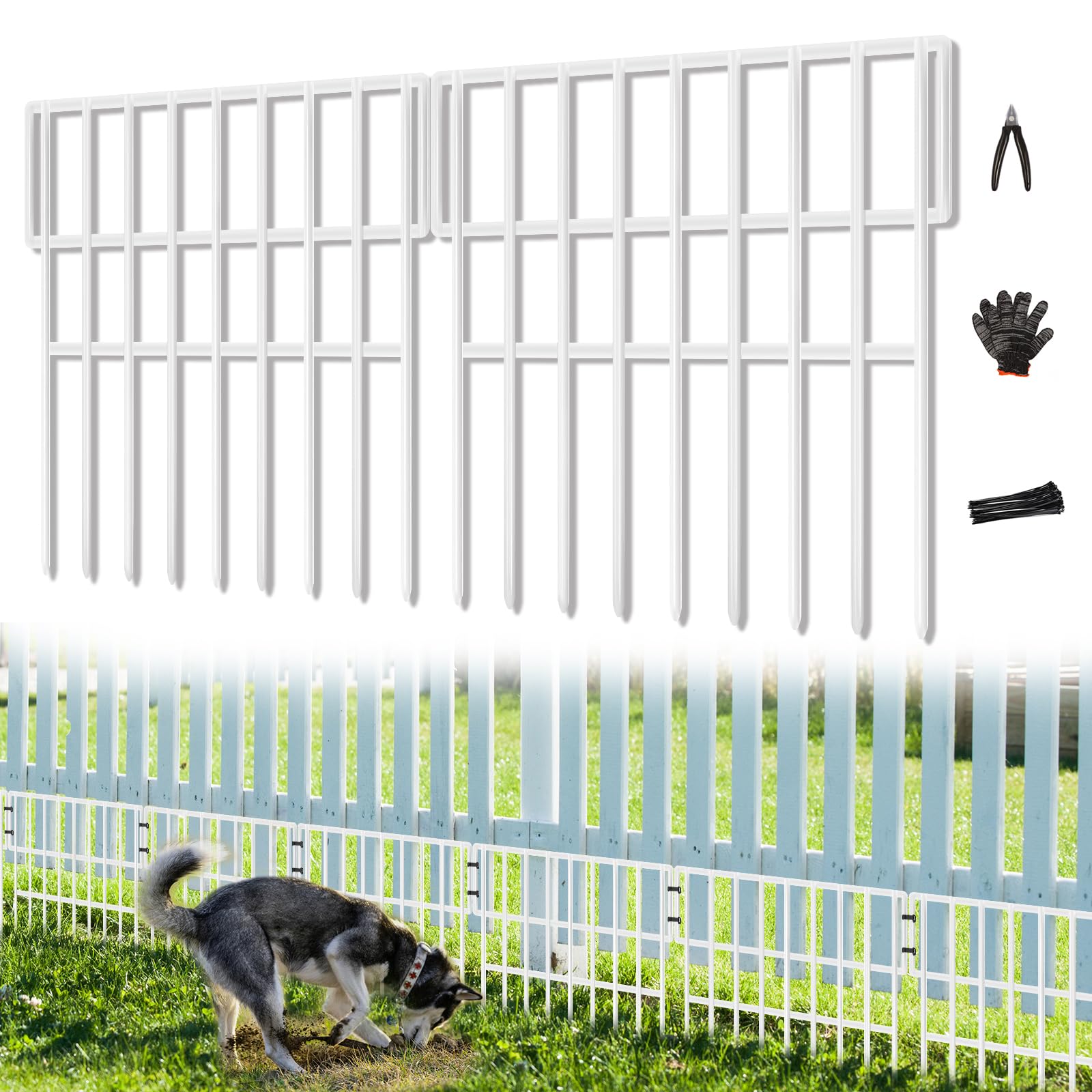 NANYEZH 25 panels fence assembly demonstrates modular, extendable yard protection.