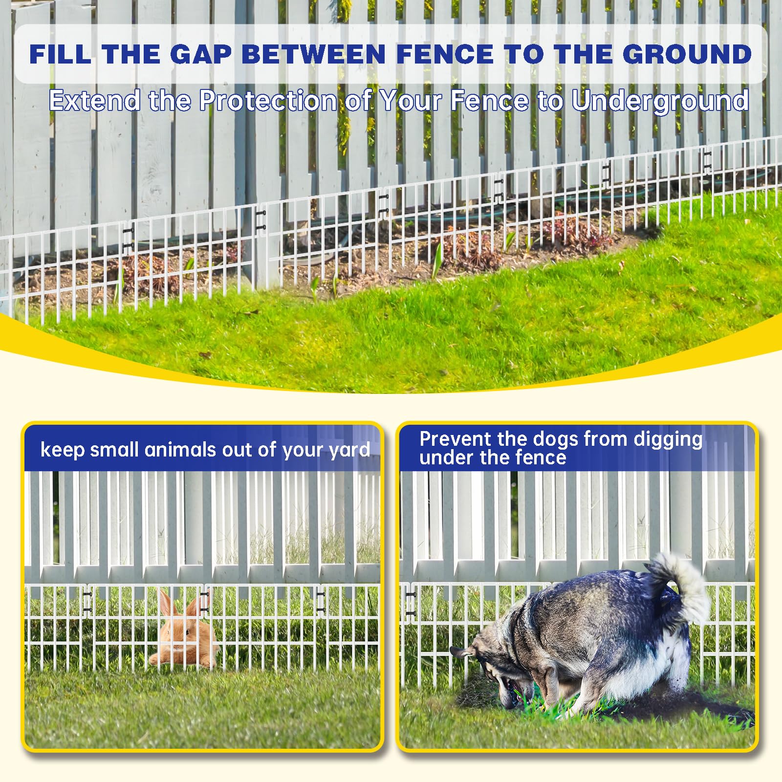 NANYEZH 27 feet garden border showcases long-lasting edge control.