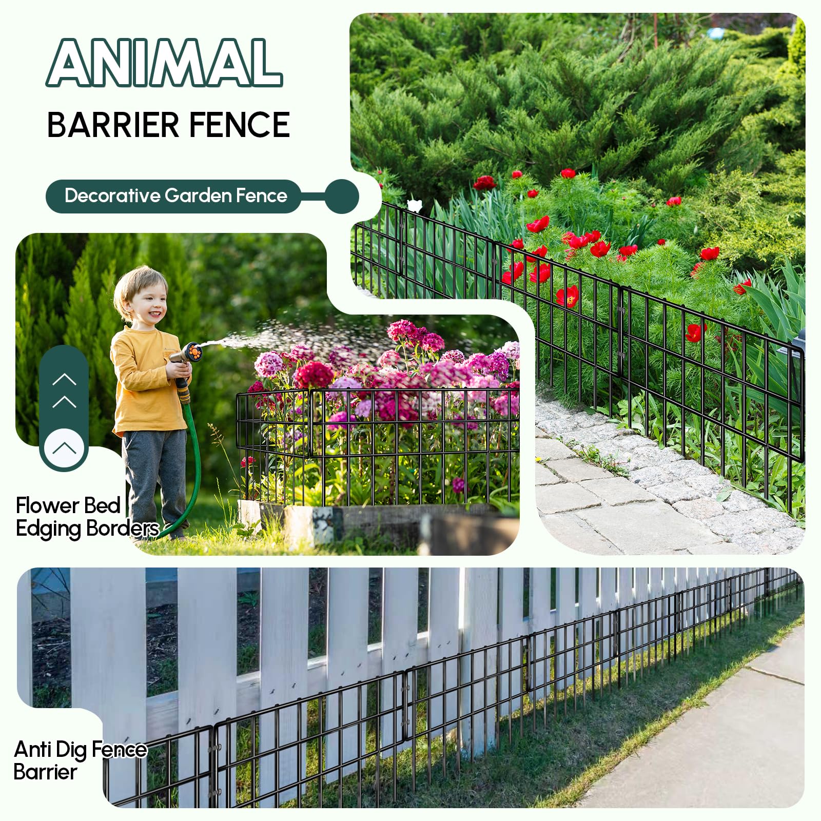 NANYEZH decorative border fence adding style to outdoor spaces