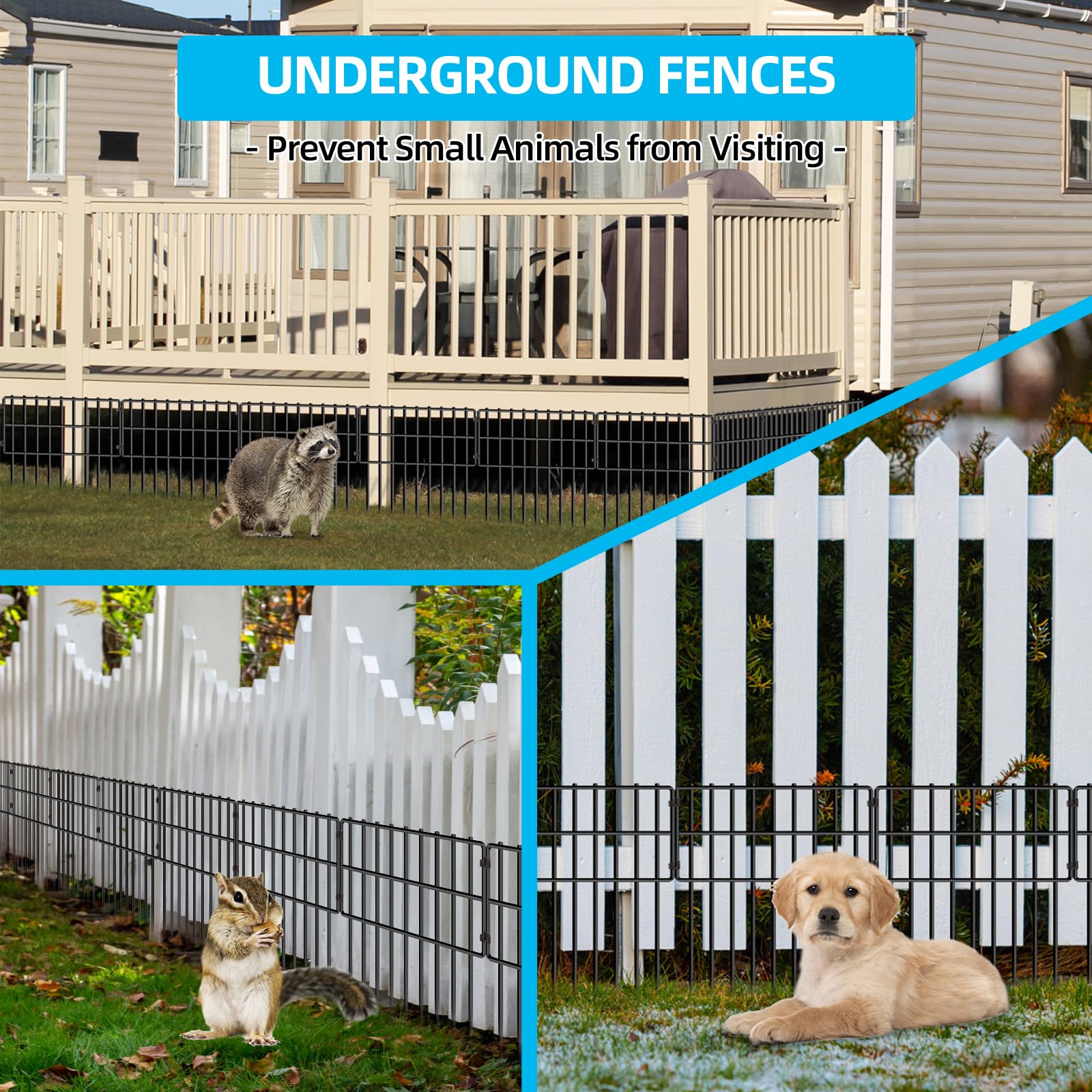 NANYEZH decorative garden border fence enhancing outdoor aesthetics.