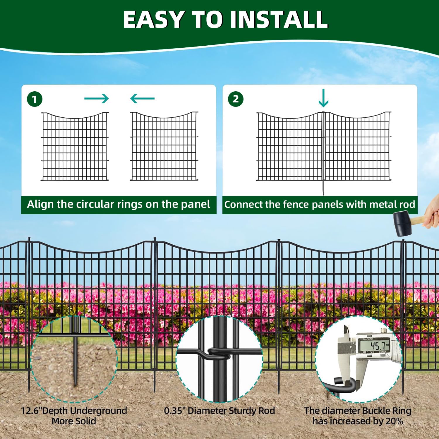 NANYEZH easy installation with gate for convenient access