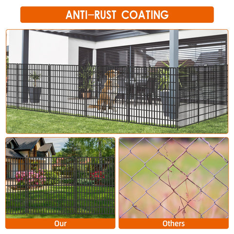 NANYEZH gate-focused fence design provides easy entry point.