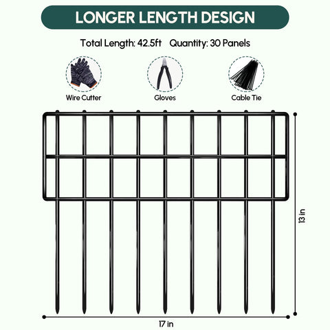 NANYEZH rustproof metal garden fence showing durability in weather