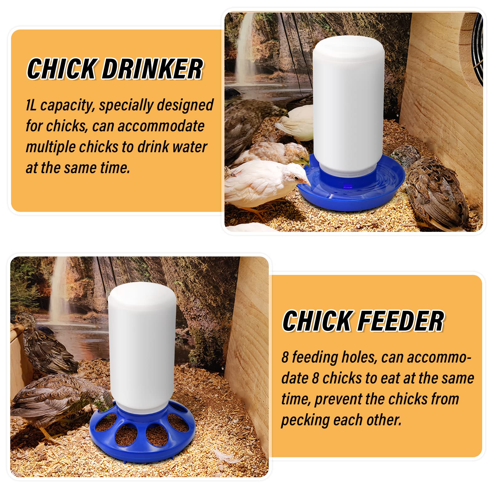 NAOEDEAH waterer dimensions highlight compact, space-saving design.
