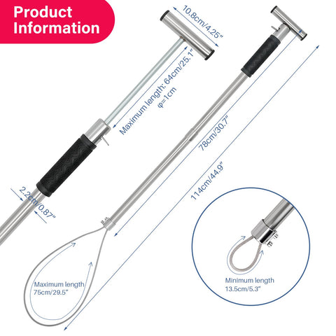 NAOEDEAH stainless steel pig catcher designed for rugged livestock use.
