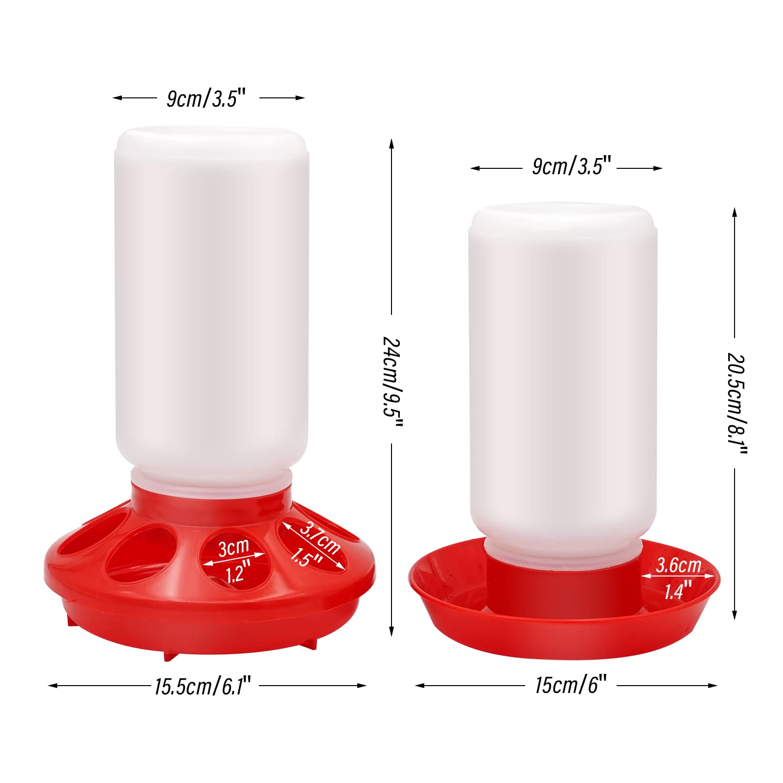 NAOEDEAH chicken feeder 1L reduces waste while keeping feed tidy.