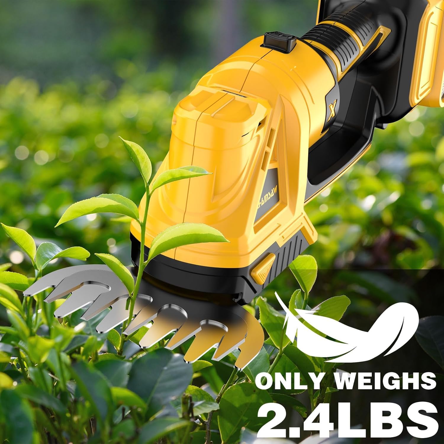 NAOKEV 5.1-inch blade enables precise edging and grass cuts.