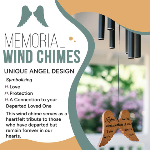 Naomi Catherine Designs premium beech wood wind chimes for lasting memory.