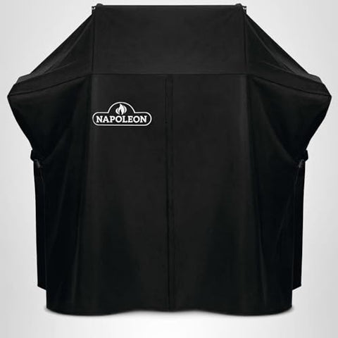 Napoleon Rogue 525 cover water-resistant fabric protects against splashes and dust.