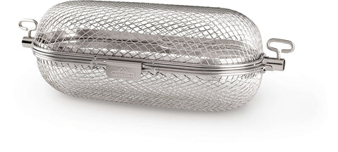 Napoleon Rotisserie Basket for wings delivers even cooking for crispy, flavorful results