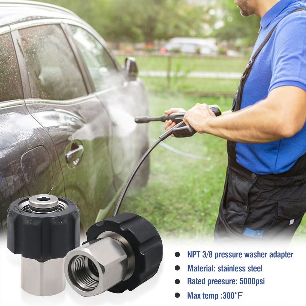 Napredak washer gun and pump fit supports quick, reliable assemblies.