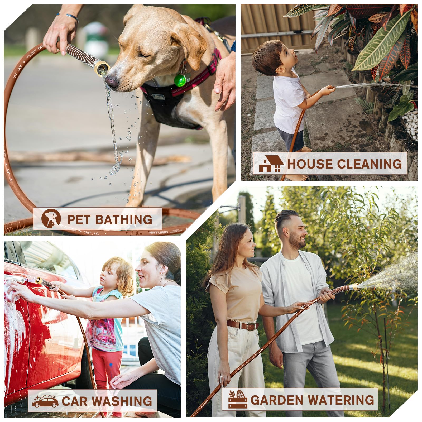 NARTURIO in-use garden scene for efficient watering tasks.