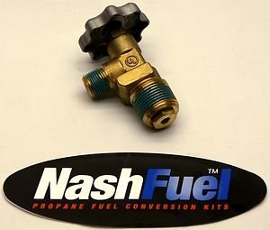 Nashfuel PV3300 propane tank connection valve offers a secure, easy-to-use interface.
